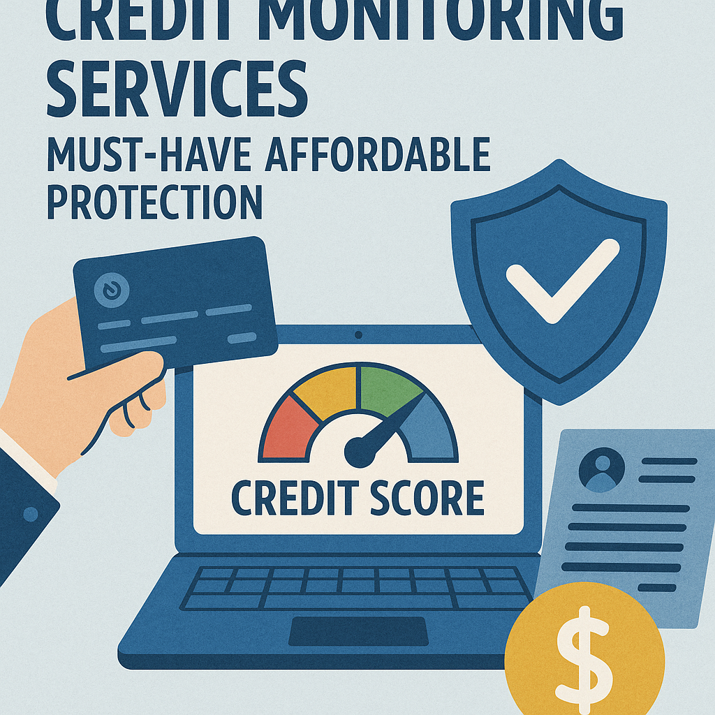 Illustration of Credit Monitoring Services: Must-Have Affordable Protection